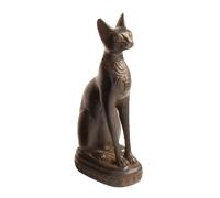 Discoveries Egyptian Imports Bastet Cat Goddess Statue - Black - 5.5" Tall - Made in Egypt