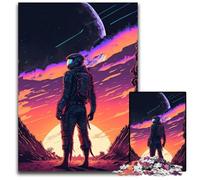 Discovering New Worlds Jigsaw Puzzles 1000 Pieces for Adults Wooden Jigsaw Puzzles for Teenagers & Teens, Ideal Birthday 50x75CM/19.68x29.52inch