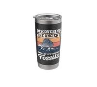 Discovering The Ancient - Dinosaur Paleontologist Stainless Steel Insulated Tumbler