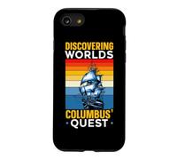 Discovering Worlds Columbus' Quest Columbus Day Case for iPhone SE (2020) / 7/8