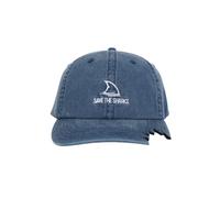 DiscoverSharks Shark Bite Hat - Blue, Unisex-Adults, One Size, Baseball Cap, Novelty-Baseball Caps, Perfect for Beach, Pool, or Casual Wear, Shark Lovers Gift