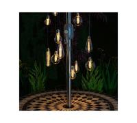 Discovery Lighting 46803 Filament 15 Light Battery Operated LED Festoon Spiral Chandelier