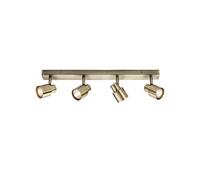 Discovery Lighting Capture 4 Light Bar Spotlight - Antique Brass