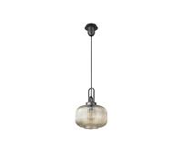 Discovery Lighting Dakota Ceiling Pendant Light - Aged Pewter and Champagne Glass