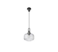 Discovery Lighting Dakota Ceiling Pendant Light - Aged Pewter and Clear Glass