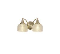 Discovery Lighting Magnolia 2 Arm Wall Light - Antique Brass