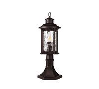 Discovery Lighting Nimbus Single Light Pedestal Fitting in Antique Bronze Finish