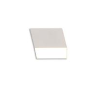 Discovery Lighting Petronila Single Light LED Surface Square Spotlight In a Sand White Finish With Frosted White Diffuser