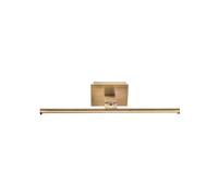 Discovery Lighting Slimline Large Battery Operated LED Picture Light With Remote Control In Antique Brass Finish