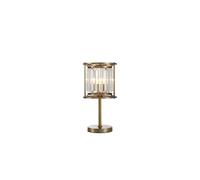 Discovery Lighting Wichita Crystal Table Lamp - Antique Brass