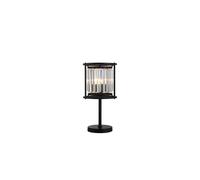 Discovery Lighting Wichita Crystal Table Lamp - Satin Black