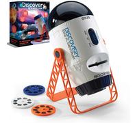 Discovery #MINDBLOWN 2-in-1 Reversible Planetarium Space Projector, 24 Images, 360-Degree Rotation, Moving Stars and Stationary Modes, Displays Planet
