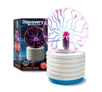 Discovery #MINDBLOWN Plasma Ball Lamp [Amazon Exclusive] Interactive Touch Lightning, Globe Responds to Voice & Music, Electric Tesla Coil Base Design