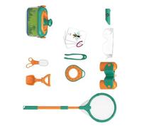 Discovery Play Set for Nature Catching Fun with Goggles Binoculars Cards and Hand Tools for Day Trips Fun Toy Family Outdoor Curiosity Set