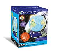 Discovery TDK36 Night Light 20cm Illuminate Globe, Multi (Globe stand color may differ)