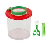 Discovery Viewer with Clear Observation Cup and View Lid, Portable Nature Study Toy for Yard Walks, School Science Time and Family Lessons Nature Observation Cup View Lid Portable Viewing Container