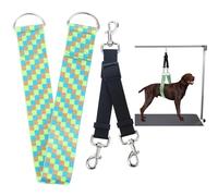 DISCPETSEC Dog Grooming Belly Straps & Loops - Complete Set with Heavy Duty Clamps & Adjustable Connectors (Multicolor, 152.4 cm)