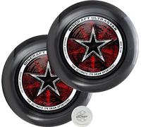Discraft Two-Pack Black Ultrastar Ultimate Discs - Standard Size, Varied Foil Designs, Perfect for Competitive & Casual Play
