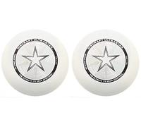 Discraft Ultra-Star Ultimate Frisbee 175 Gram Championship Disc - White (2-Pack)