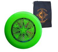 Discraft Ultrastar 175g Flying Disc - Ultimate Frisbee Competition Spec - Includes Cascade Juggling Bag (Green)