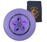 Discraft Ultrastar 175g Flying Disc - Ultimate Frisbee Competition Spec - Includes Cascade Juggling Bag (Recycled Purple)