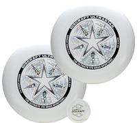 Discraft White Ultrastar Two Pack - Professional Quality, Competitive & Casual Play, 175grams, Foils May Vary