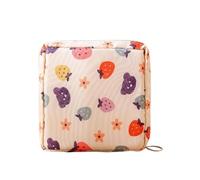 Discreet Pad Bag, Sanitary Pad Storage Bag, Holder, Compact Cute Feminine Hygiene Bag, Portable Girl Organiser, Women's Care Bag for Liner/Pads