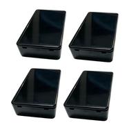 Discreet Storage Organizer Set of 4, Compact ABS Shell Case for Jewelry Cash and Small Valuables in Drawer Nightstand Travel Use Discreet Storage Case Valuables Organizer Small Jewelry Cash Holder