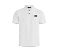 Discreet Style Cotton Pique Polo - male - Belstaff - Polo Shirts - White - M - Tops M