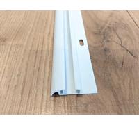 Discreet Thin Hidden Curtain Rail Track UPTO 5 METRES - straight ceiling & apex (From 2 metres up to 298cm (sent in 2 HALVES))