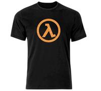 Discrete Half-Life Gaming T Shirt Black Black 3XL