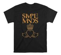 Discrete Simple Minds T-Shirt Jim Kerr T Shirt Men Tshirt Black 3XL