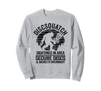 Discsquatch Sightings In Area Bigfoot Sasquatch Disc Golf Sweatshirt