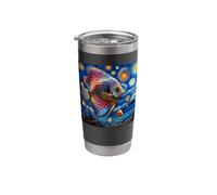 Discus Fish Starry Night Discus Fish Stainless Steel Insulated Tumbler