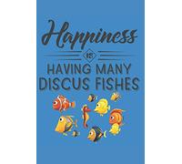 Discus Fish Underwater Sea Funny Ocean Fishes: Journal / Notebook / Diary, 120 Blank Lined Pages, 6 x 9 inches, Matte Finish Cover, Great Gift For Kids And Adults