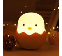 Disdarkday LED Night Light Children, Night Lamp Baby No Small Parts Can Be Swallowed, Kawaii Silicone Children's Night Light, Dimmable Touch USB Lamp for Baby Room Breastfeeding, Children's Gifts,