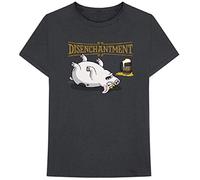 Disenchantment - T-Shirt # Xl Unisex Grey # Pig