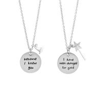 Disengor Wicked Musical Necklace - Witch Hat Wand Charm Changed for Good - BFF Necklace Matching Friendship Gifts for Cosplay Bad Good Witch, Standard Size, Stainless Steel, No Gemstone