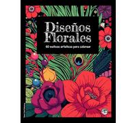 Diseños Florales • Libro de colorear • 60 motivos artísticos para colorear (Edición Negra): Colorear para Adultos: 60 páginas llenas de rosas, ... y disfrutar de un momento para ti #DuduQuests