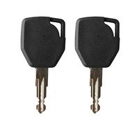 Disenparts 81404 Ignition Keys 2PCS For Terex Fermec Backhoe 760 820 860 880 970 980 JCB Excavators