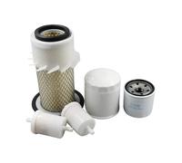 Disenparts Air Oil Fuel HST Filter Kit 15852-11082 12581-43012 HH150-32430 66021-36060 Compatible with Kubota Tractor G1700 G1800 G1900 G2000 GF1800