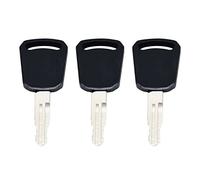 Disenparts Ignition Starter Keys 3Pcs 801503883-1 Compatible with XCMG Excavator Heavy Equipment 60 80 85 150 215