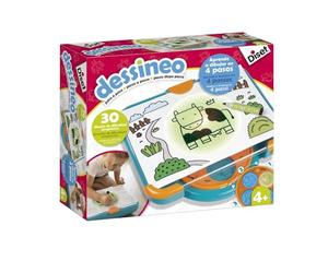 Diset - Dessineo Learn to Draw Step by Step, Educational Toy to Learn to Draw for Children from 4 Years, Various, 37 x 35 x 11 cm