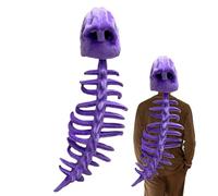 Disfraz De Esqueleto De Dinosaurio - Ropa De De Cosplay Con Sonido, Trajes De Cosplay De Halloween | Para Presentaciones Escénicas Creadores De Contenido Eventos Temáticos Convenciones
