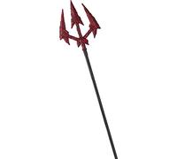 Disguise 10307-10-I Pitchfork Devil Adult Sized Costumes, Black/Red