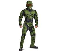 Disguise 105019 Master Chief Infinate Halo Adult Sized Costumes, As Shown, Green, L/XL