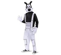 DISGUISE 105349T Bendy and the Ink Machine Boris Adult Costume Sized, Black & White, Medium