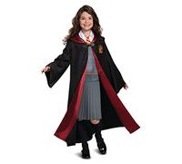 DISGUISE 107589L Hermione Granger Girls, Deluxe Official Harry Potter Wizarding World Costume, Black & Red, Small (4-6x)