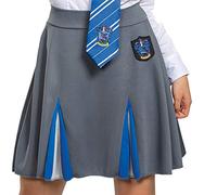 Disguise 108299F Ravenclaw Skirt, Official Harry Potter Wizarding World House Themed Dress Bottom Costume, Gray & Blue, X-Large