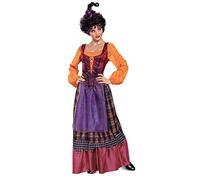DISGUISE 109019E Mary Sanderson, Deluxe Official Disney Hocus Pocus Costume Dress Adult Sized, Large